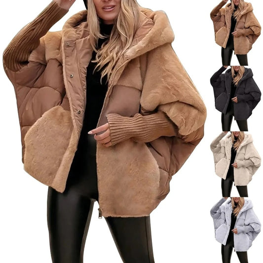 Cotton Coat Faux Fur