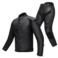 Wind-proof Motorcycle Leather Pants Suit