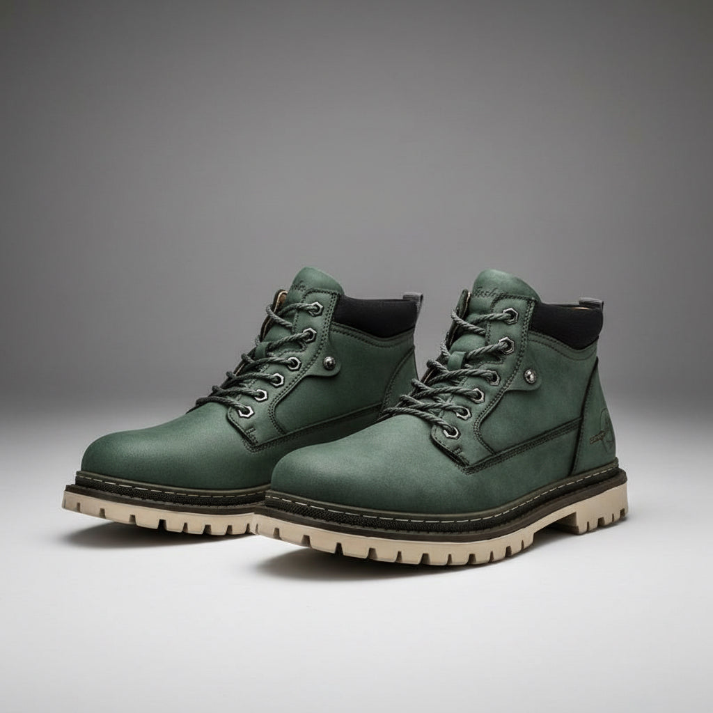 Casual High Top Leather Tooling Shoes Men