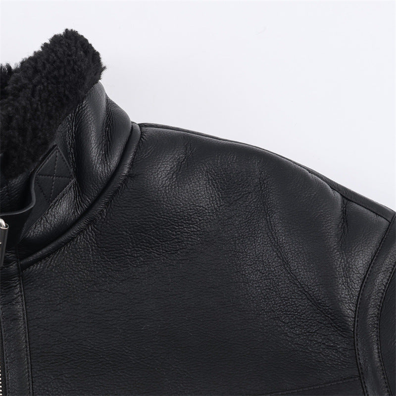 Women's Simple Double-sided Fleece Jacket