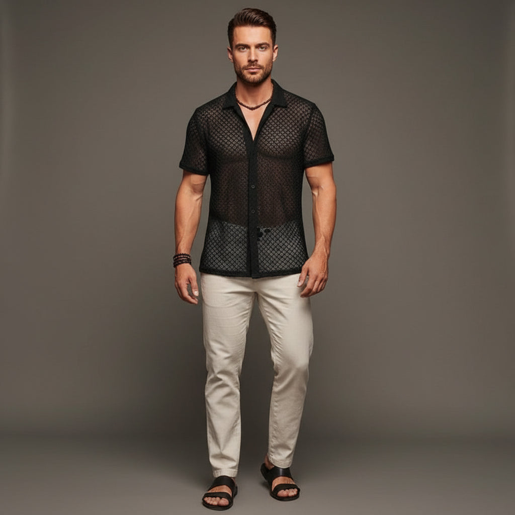 Mesh Short Sleeve Shirt