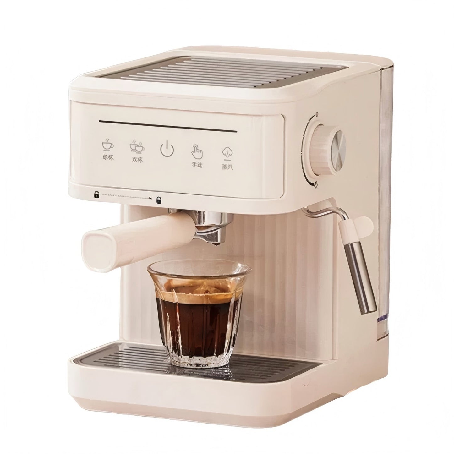 Household Small Semi-automatic Italian Coffee Machine