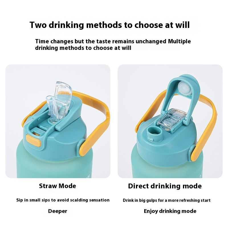 Three-piece Gradient Plastic Cup Outdoor Sports