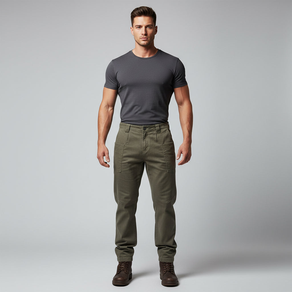 Fashion Work Clothes Denim Trousers For Men