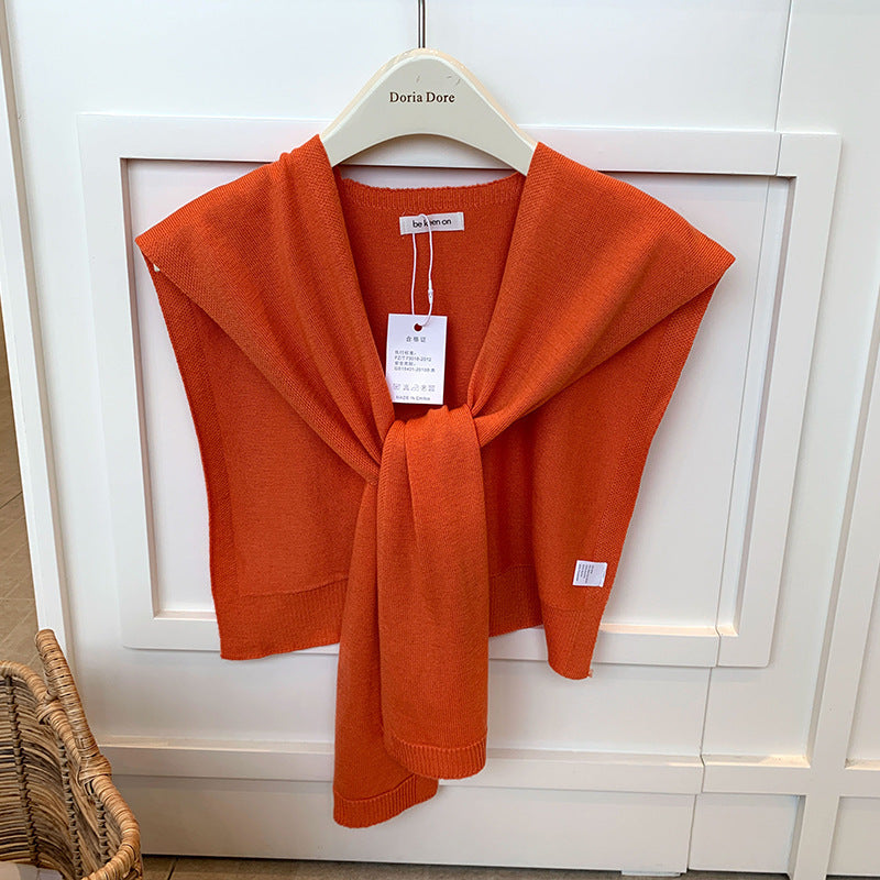 All-match Scarf Outer Wool Detachable Collar Shoulder