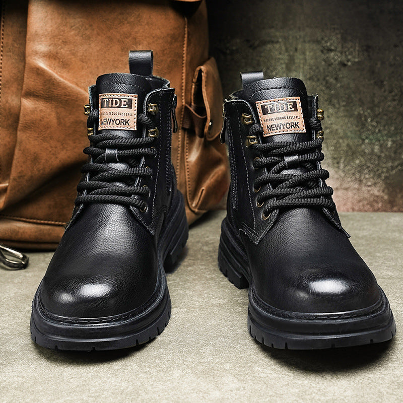 High-top Vintage Work Boots