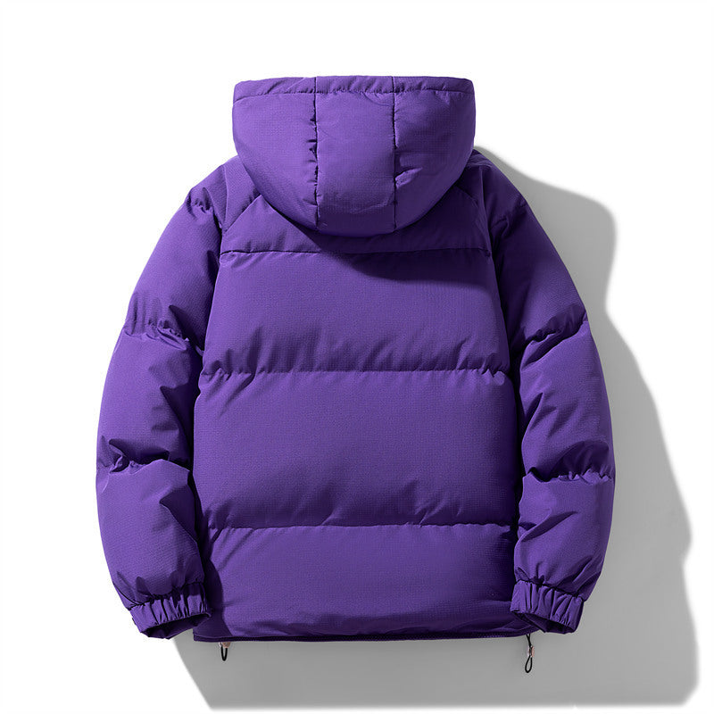 Hooded Down Jacket | Wide Bread Coat