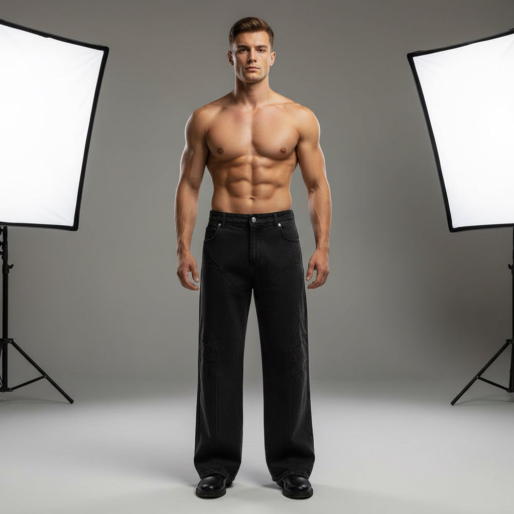 Fashion Personalized Work Clothes Jeans Men