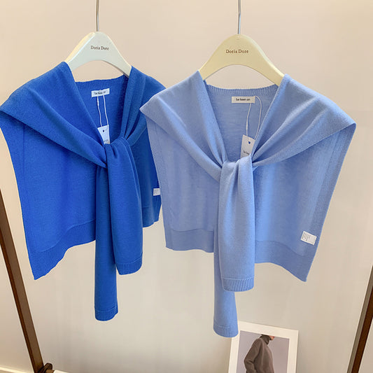 All-match Scarf Outer Wool Detachable Collar Shoulder