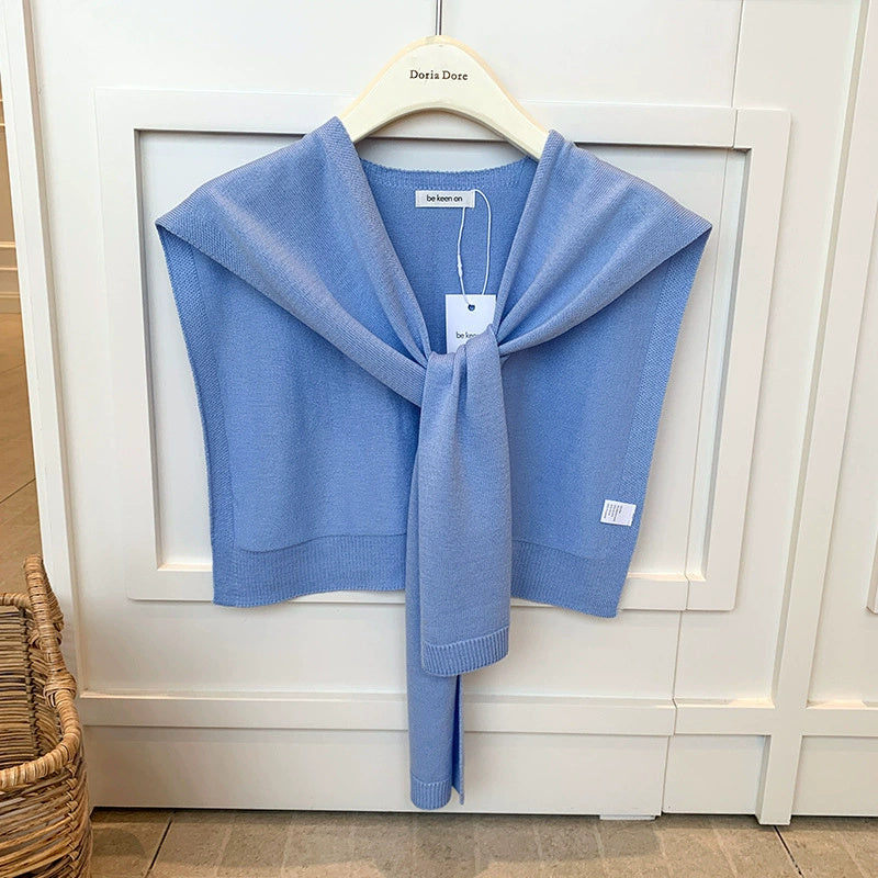 All-match Scarf Outer Wool Detachable Collar Shoulder