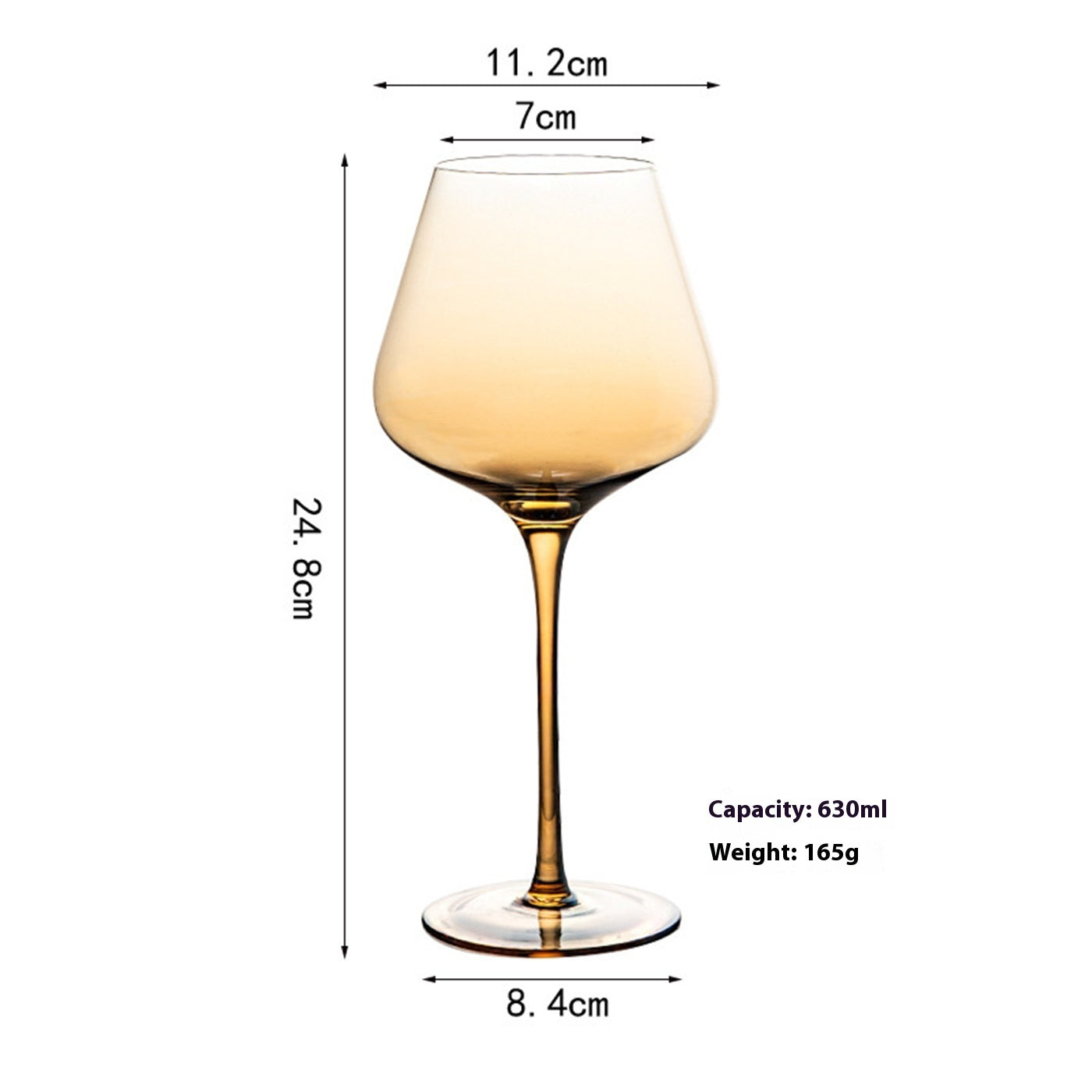 Golden Red Wine Glass Household Decanter