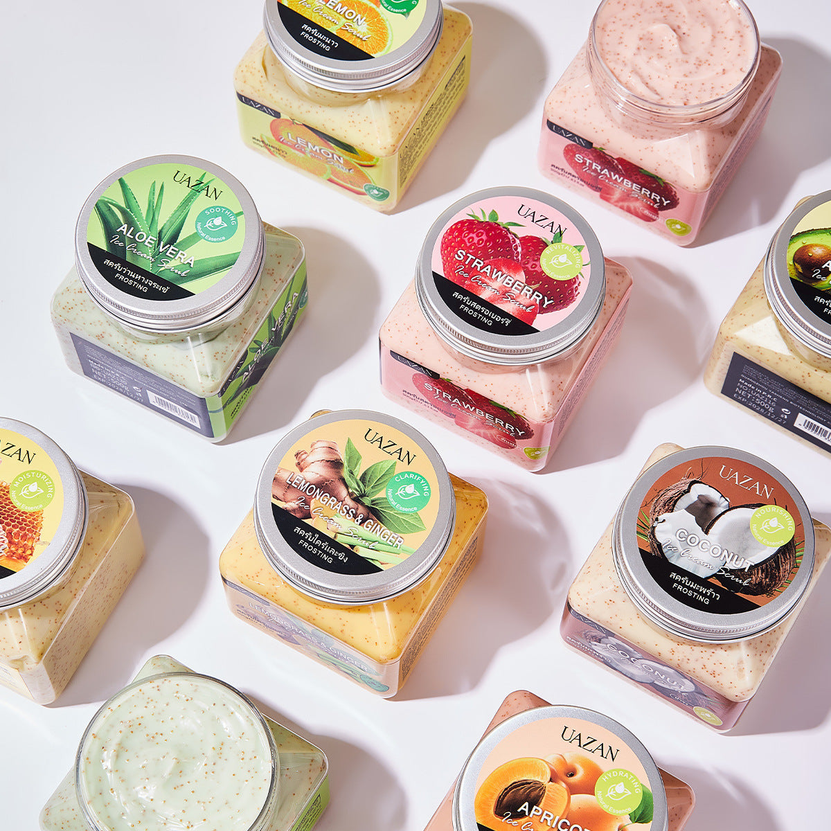 Ice Cream Body Scrub Cream Deep Cleansing Exfoliating Chicken Skin