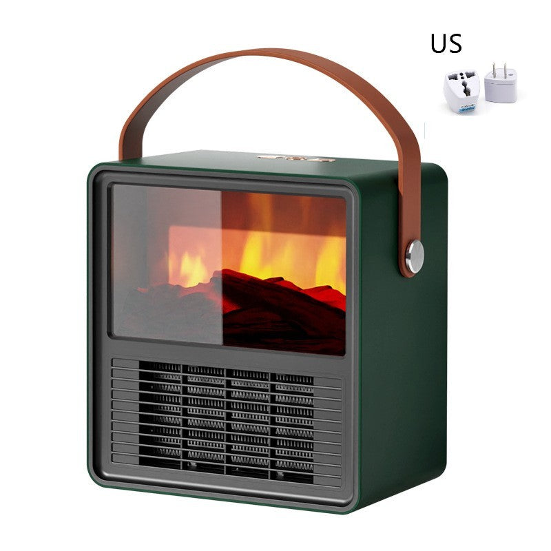 Household Small Wood Grain Electric Heater