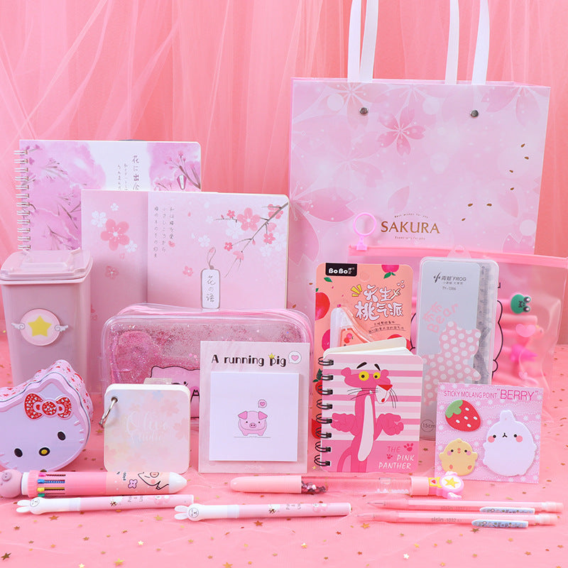 Girl Heart Elementary And Middle School Students Start School Spree