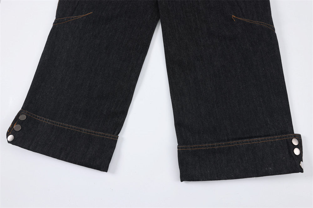 Fashion Personalized Work Clothes Denim Trousers Men