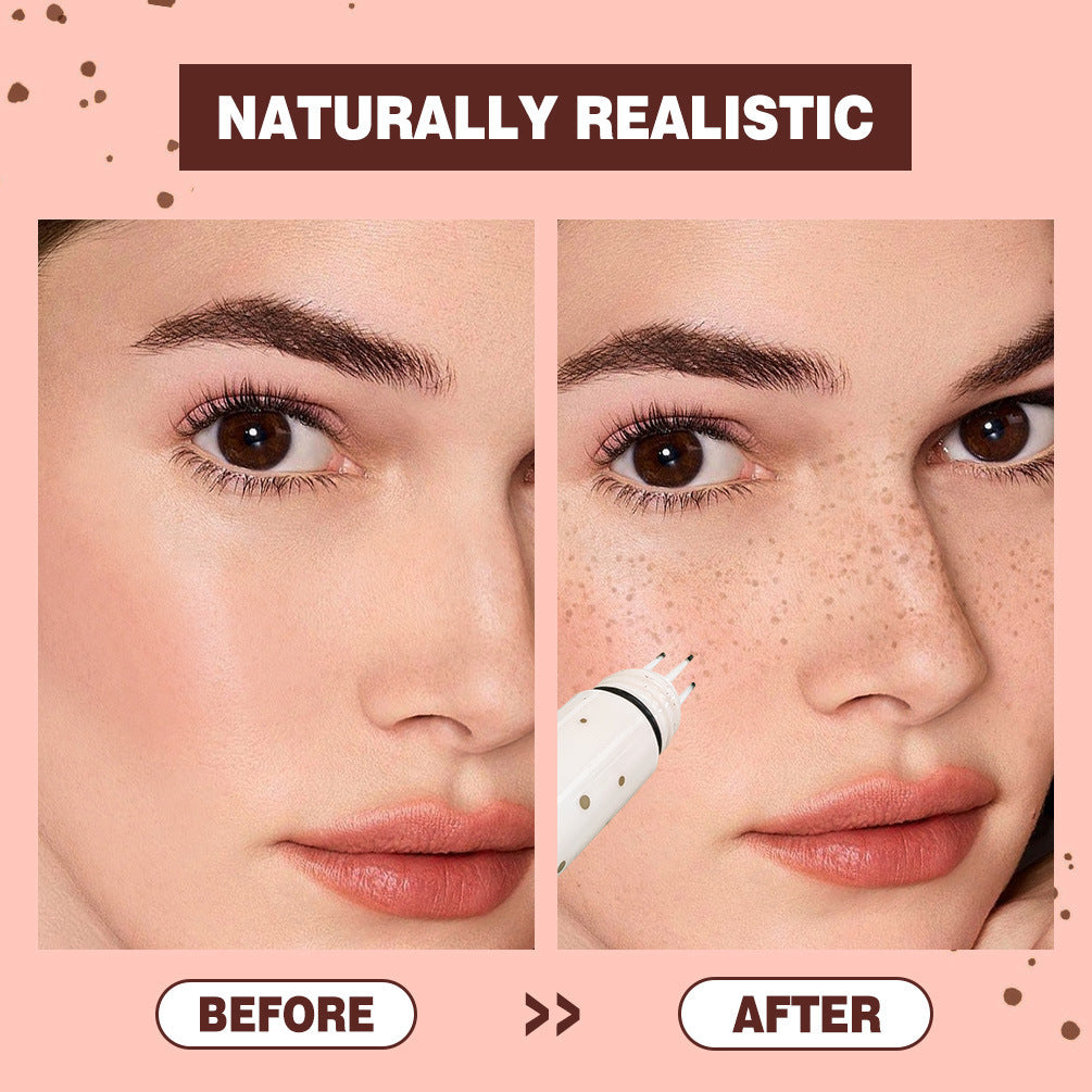 Brown Facial Pseudo Freckle Makeup Natural Color Holding Makeup Portable Cosmetic Brush