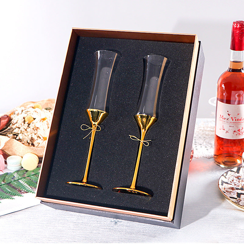 Goblet Gift Couple Wedding Couple Cups Wine Set Suit