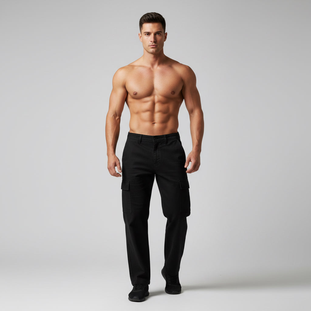 Fashion Work Clothes Denim Trousers For Men