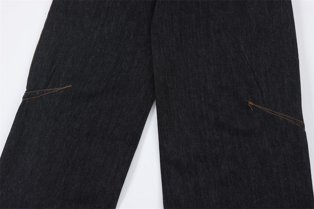 Fashion Personalized Work Clothes Denim Trousers Men