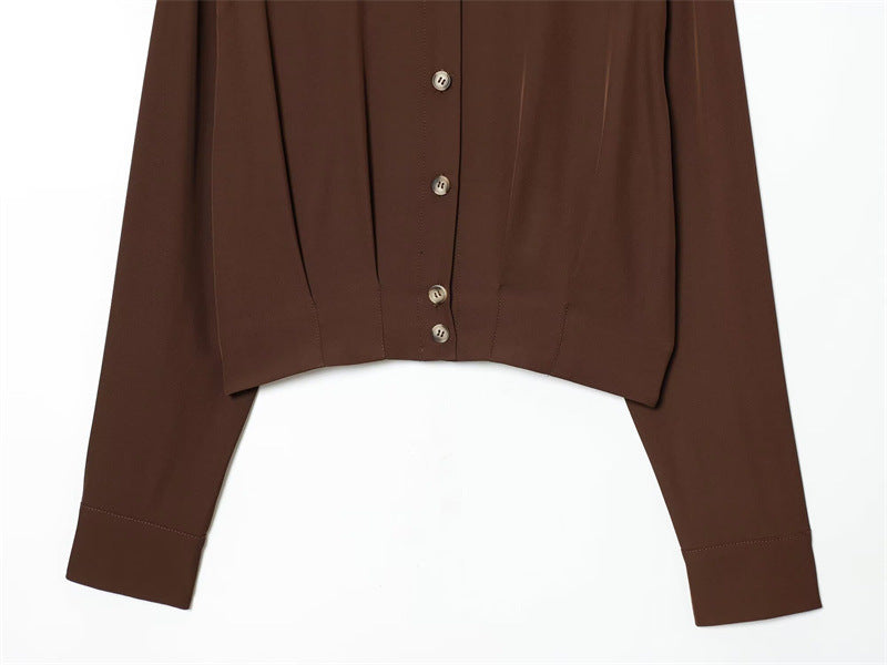 Women's Fashionable All-match Shoulder Strap Shirt