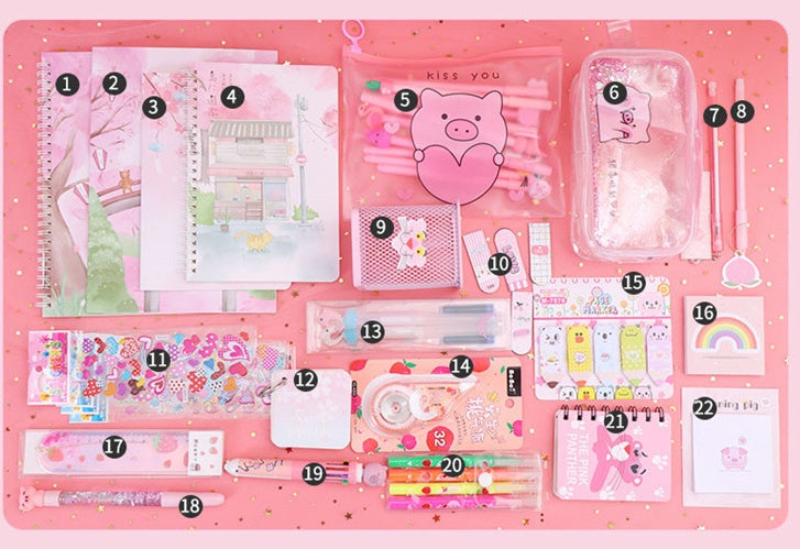 Girl Heart Elementary And Middle School Students Start School Spree