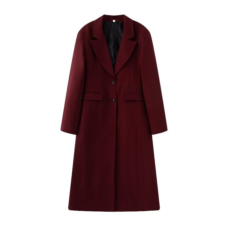 Casual Simple Suede Overcoat