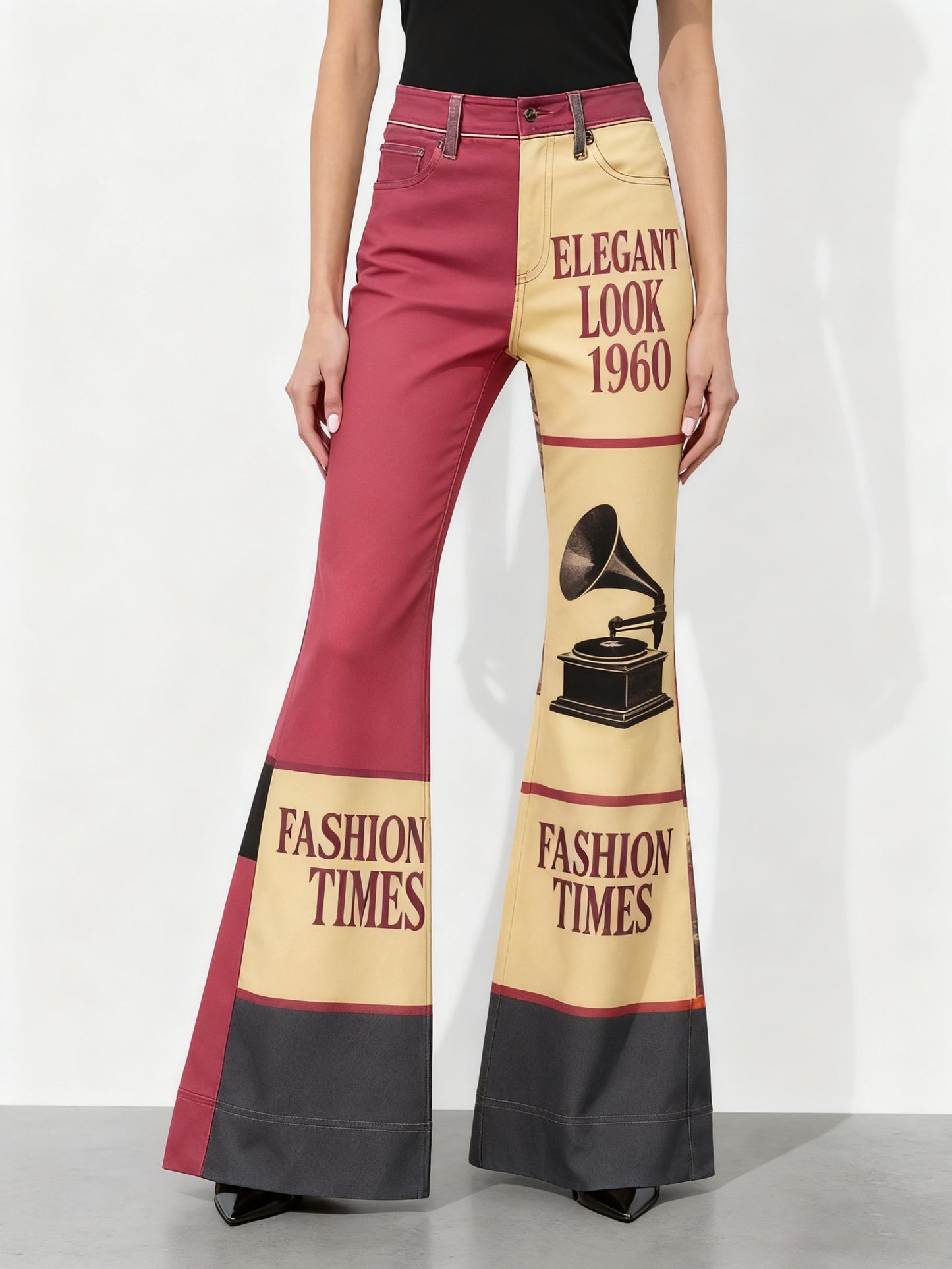 Fashionable Casual Wide-leg Pants