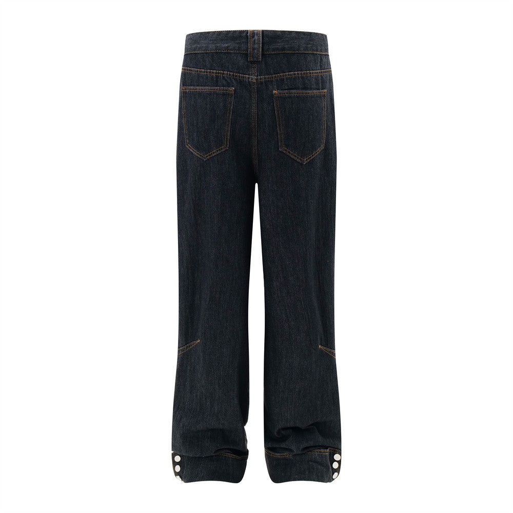 Fashion Personalized Work Clothes Denim Trousers Men