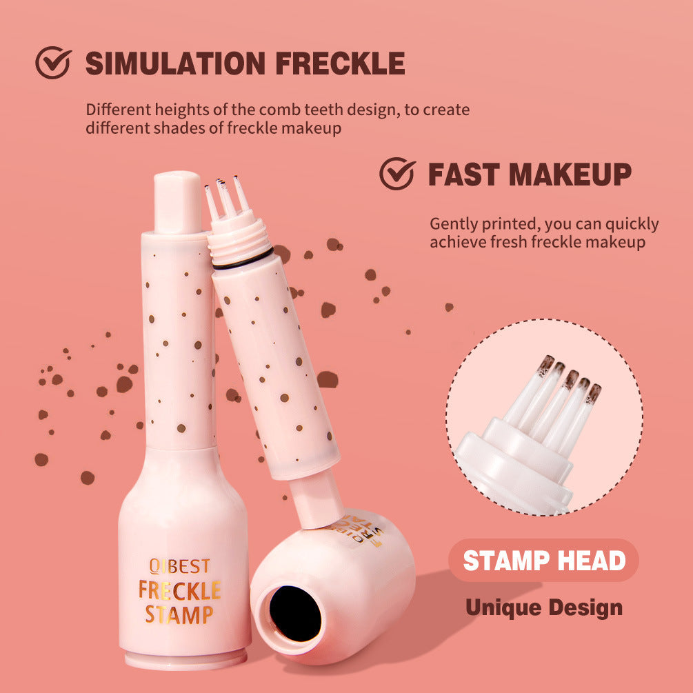 Brown Facial Pseudo Freckle Makeup Natural Color Holding Makeup Portable Cosmetic Brush