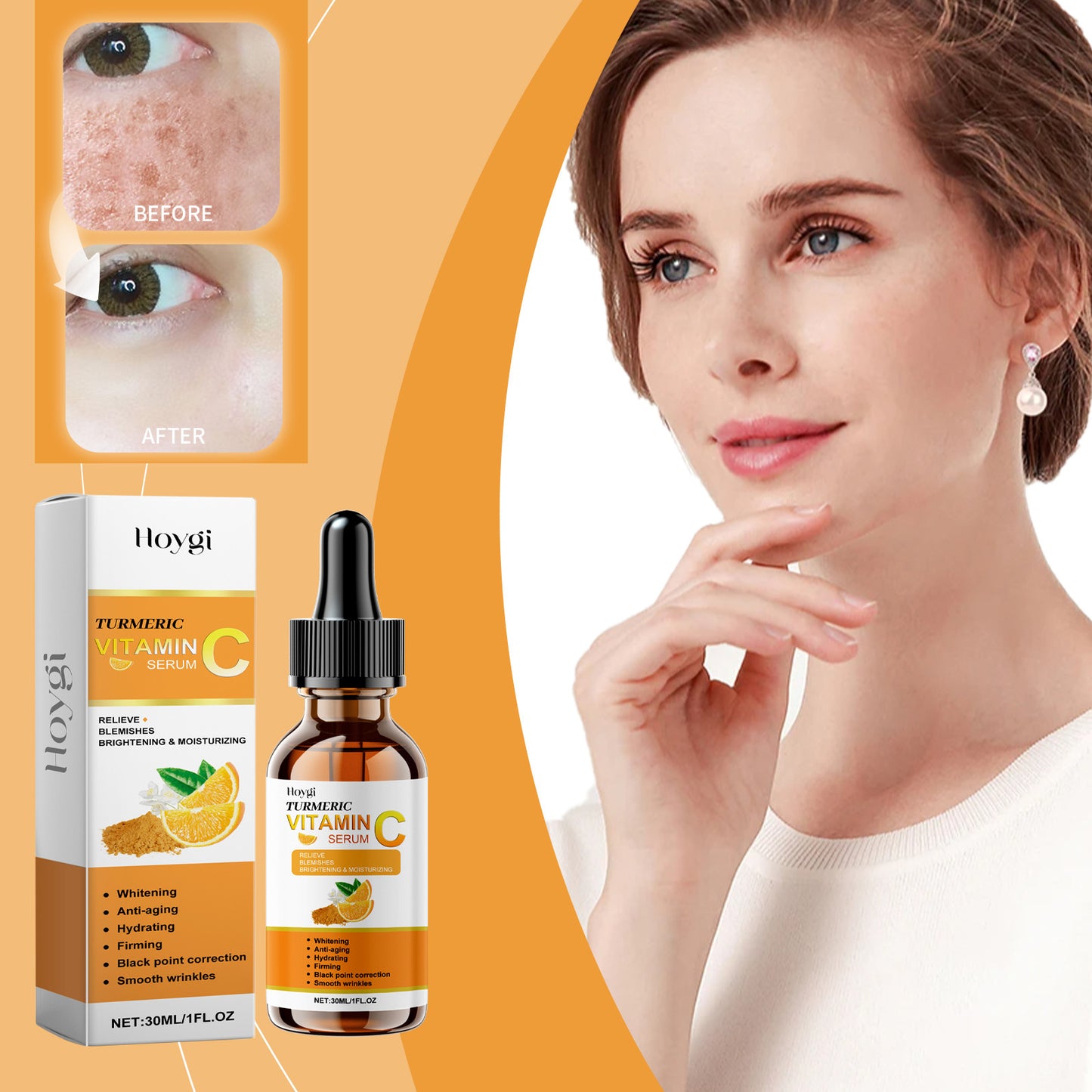 Hoygi Vitamin C Facial Essence Moisturizing Hydrating And Brightening