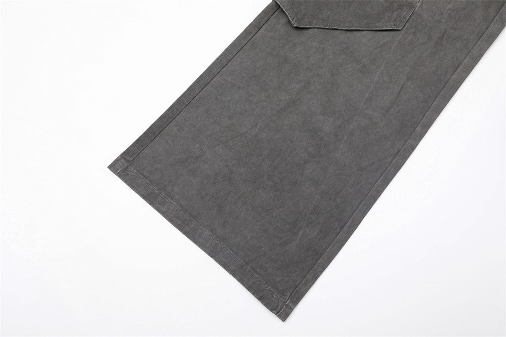 Fashion Work Clothes Wide Leg Punk Pants Men