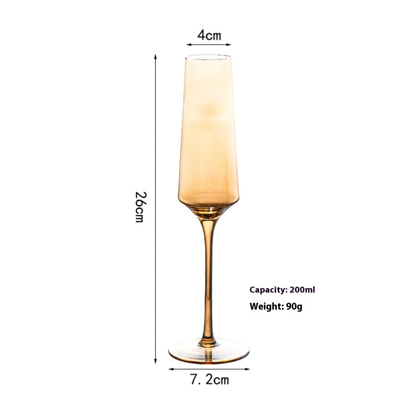 Golden Red Wine Glass Household Decanter