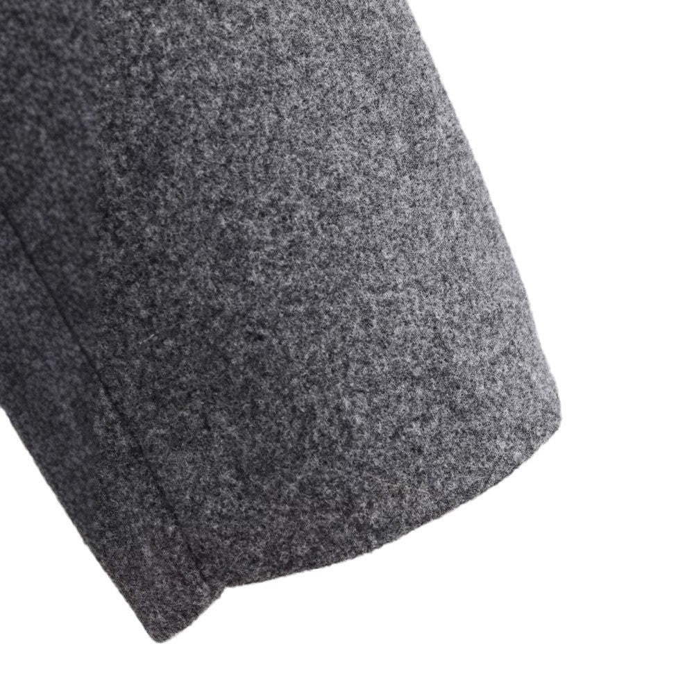 Gray Suit Woolen Jacket Short Coat